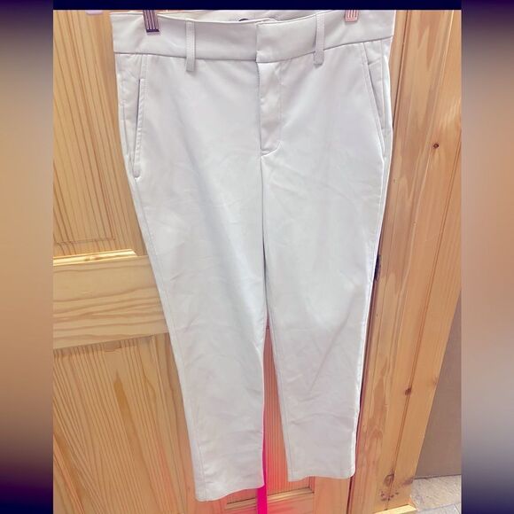 NWT Zara FAUX LEATHER BELTED TROUSERS SZ 2 - Picture 2 of 7